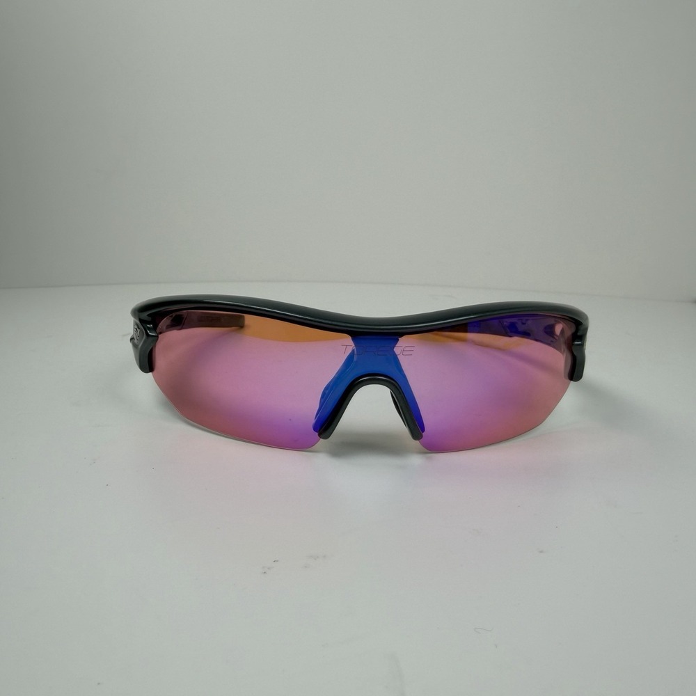 Torege TR002 Clock Stoppers Cycling Sunglasses Black Pink Orange Mirror Lens Pro